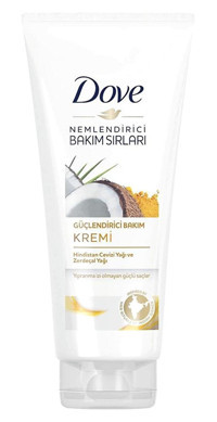 Dove Güçlendirici Hindistan Cevizi Yağı Zerdeçal Yağı Saç Kremi 170 ml
