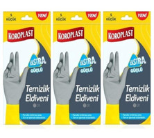 Koroplast Gri Small 3 Çift Bulaşık Eldiveni