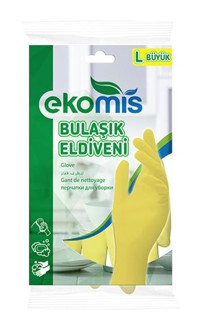 Ekomis Sarı Large 1 Çift Bulaşık Eldiveni