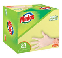 Mintax Beyaz Medium 50 Adet Bulaşık Eldiveni