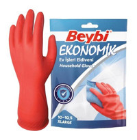 Beybi Kırmızı XLarge 1 Çift Bulaşık Eldiveni