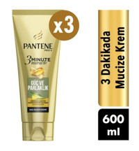 Pantene Pro-V 3 Minute Miracle Nemlendirici Kadın Saç Kremi 3 x 200 ml