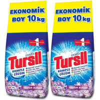 Tursil Leylak Bahçesi Renkliler ve Beyazlar İçin 132 Yıkama Toz Deterjan 2x10 kg