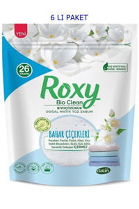 Dalan Roxy Bahar Çiçekleri Renkliler ve Beyazlar İçin 156 Yıkama Toz Deterjan 6x800 gr