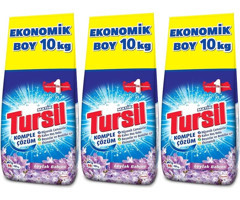 Tursil Leylak Bahçesi Renkliler ve Beyazlar İçin 198 Yıkama Toz Deterjan 3x10 kg