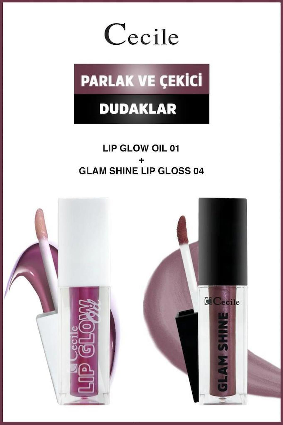 Cecile Glam Shine 01-04 Nemlendiricili Işıltılı Dudak Parlatıcısı