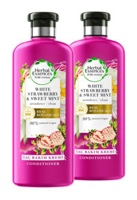 Herbal Essences Arındırıcı Beyaz Çilek Nane Özü Saç Kremi 2 x 360 ml