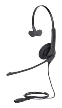 Jabra BIZ 1500 Mono Qd 3.5 mm Jak Mikrofonlu Kablolu Kulak Üstü Kulaklık Siyah