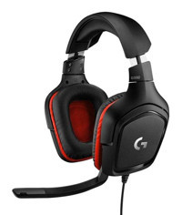Logitech G G332 3.5 mm Jak Gürültü Önleyici Mikrofonlu Kablolu Kulak Üstü Kulaklık Siyah