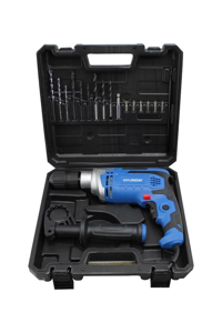 Hyundai HP810SET 850 W Darbeli Elektrikli Matkap + 16 Parça Uç Set + Çanta