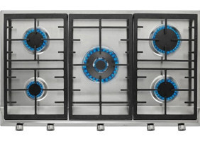 Teka EX 90.1 5G AI AL DR CI NTB Paslanmaz Çelik 5 Gözlü Wok Gözü Gazlı Ankastre Inox Ocak
