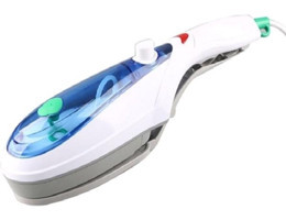 Weichuang Kaneed 1000 W 10 g/dk Çelik Tabanlı Kablolu Buharlı Beyaz-Mavi Seyahat Ütüsü