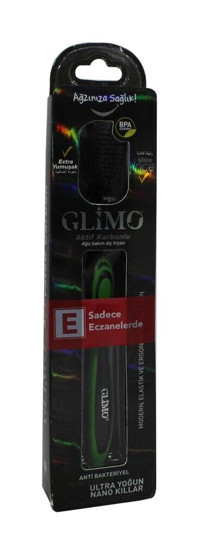 Glimo Yumuşak Manuel Diş Fırçası Siyah