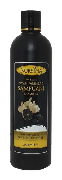 Nursima Bakım Yapan Tüm Saçlar İçin Siyah Sarımsak Şampuan 350 ml