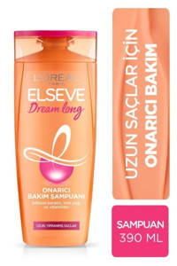 Elseve Dream Long Onarıcı Yıpranmış Saçlar İçin Hint Yağı - Vitaminler Şampuan 390 ml