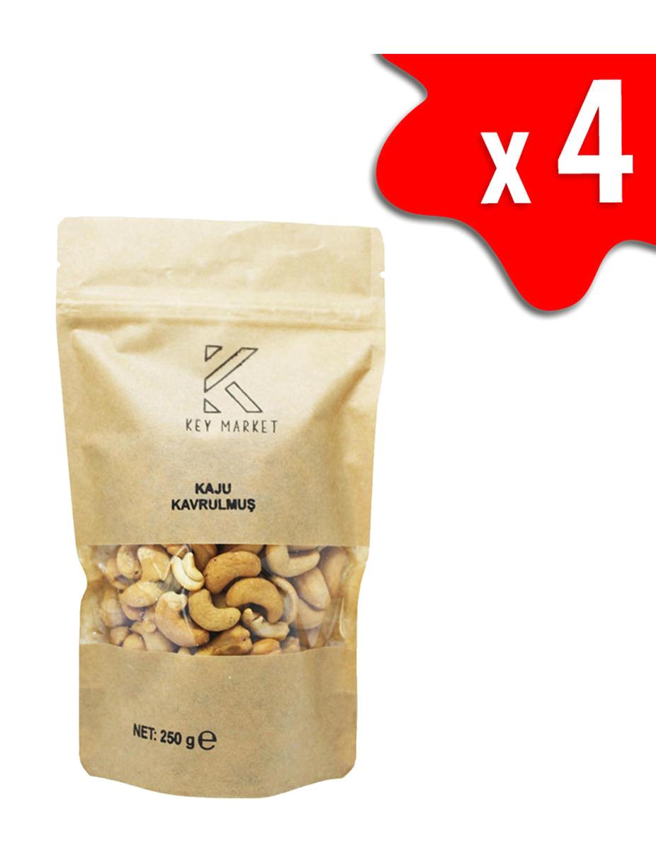 Key Market Doğal Kavrulmuş Tuzlu Kaju 4x1 kg