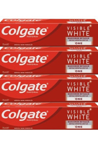 Colgate Visible White One Naneli Florürlü Diş Macunu 4x75 ml