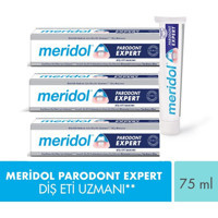 Meridol Parodont Expert Naneli Florürlü Diş Macunu 3x75 ml