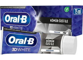 Oral-B Pro 3D White Kömürlü Florürlü Diş Macunu 75 ml