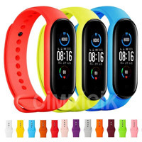 Xiaomi Jel Liquid Mi Band 5 Silikon Yetişkin Akıllı Saat Kordonu Çok Renkli