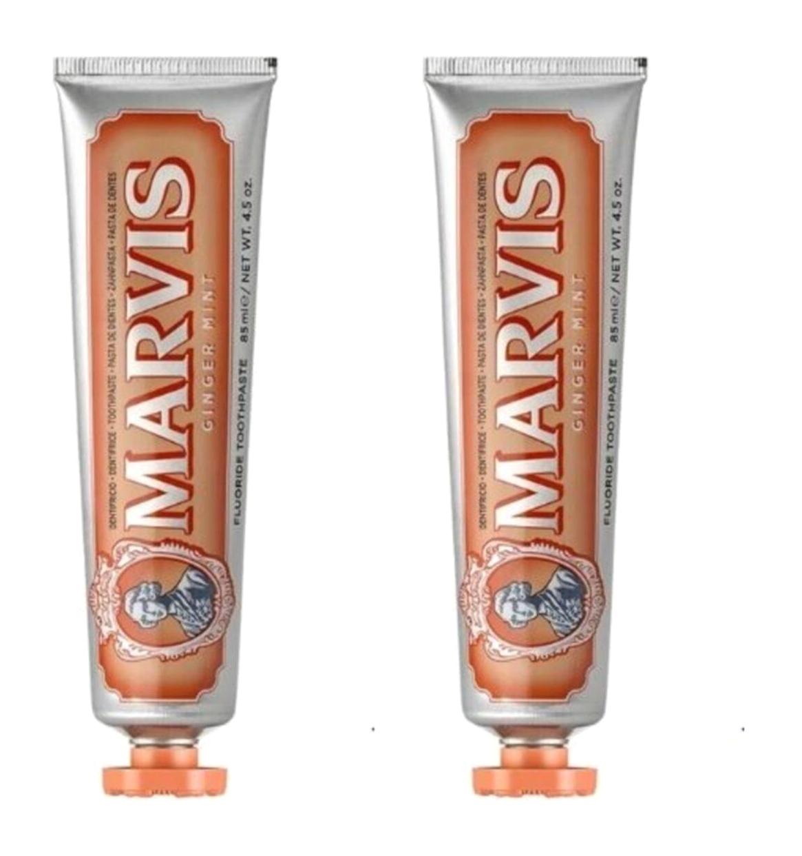 Marvis Ginger Mint Zencefil Aromalı Florürlü Diş Macunu 2x85 ml