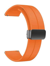 Xiaomi Zore KRD-84 Amazfit Pace Silikon 22 mm Yetişkin Akıllı Saat Kordonu Turuncu