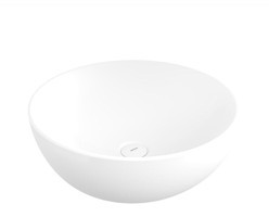 Bocchi 1119-001-0125 Klasik Tekli 45 cm Seramik Tezgah Üstü Çanak Lavabo Beyaz