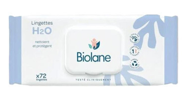 Biolane H2O Wipes 72 Yaprak Islak Mendil