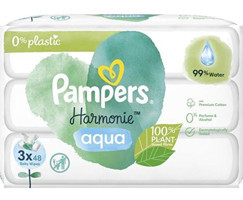 Prima Aqua Pure 48 Yaprak 3'lü Paket Islak Mendil