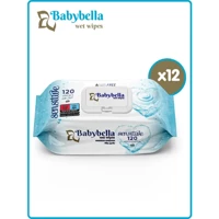Babybella Ocean 120 Yaprak 12'li Paket Islak Mendil