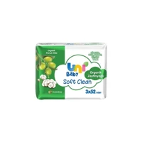 Uni Baby Soft Clean 52 Yaprak 3'lü Paket Islak Mendil