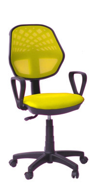 Orianna Design Kolçaklı Dönerli Sarı Çalışma Sandalyesi