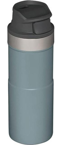 Stanley Classıc Trıgger-actıon Paslanmaz Çelik 350 ml Bardak Outdoor Termos Buz Mavisi