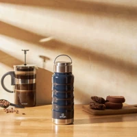 Emsan Vigor Paslanmaz Çelik 400 ml Matara Outdoor Termos Lacivert