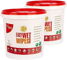 Vebox Easy Wet Wipes Büyülü Bahçe Kova Gold 300 Yaprak 2'li Paket Yüzey Temizleme Mendili