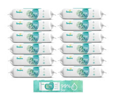 Prima Aqua Pure 48 Yaprak 12'li Paket Islak Mendil