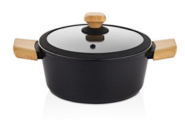 Falez ARS-3004 Auris Cam 2 Parça 22 cm Alüminyum Derin Tencere