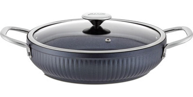 Fms Mercan Cam 2 Parça 28 cm Granit Basık Karnıyarık Tenceresi