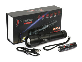 Peakstar Ps-1600 Basmalı 3000 Lümen Uzun Menzil Pilli-Şarjlı El Feneri