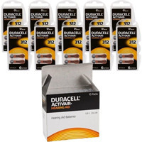 Duracell Activair 312 1.5 V Çinko Düğme Pil 10'lu