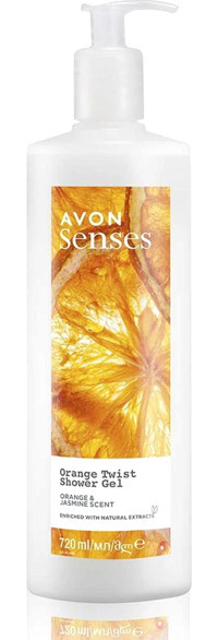 Avon Senses Portakal-Yasemin Nemlendirici Vegan Duş Jeli 720 ml