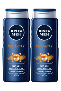 Nivea Men Sport Deniz Minerali Nemlendirici Duş Jeli 2x500 ml
