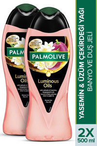 Palmolive Luminious Oils Üzüm Çekirdeği-Yasemin Nemlendirici Duş Jeli 2x500 ml