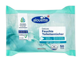Alouette Deluxe Ultra Hassas Tek Katlı 50'li Islak Tuvalet Kağıdı