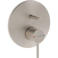 Vitra Origin A4262034 Krom Tekli Çevirmeli Ankastre Banyo Bataryası Gümüş