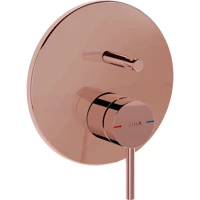 Vitra Origin A4262026 Krom Tekli Çevirmeli Ankastre Banyo Bataryası Gümüş