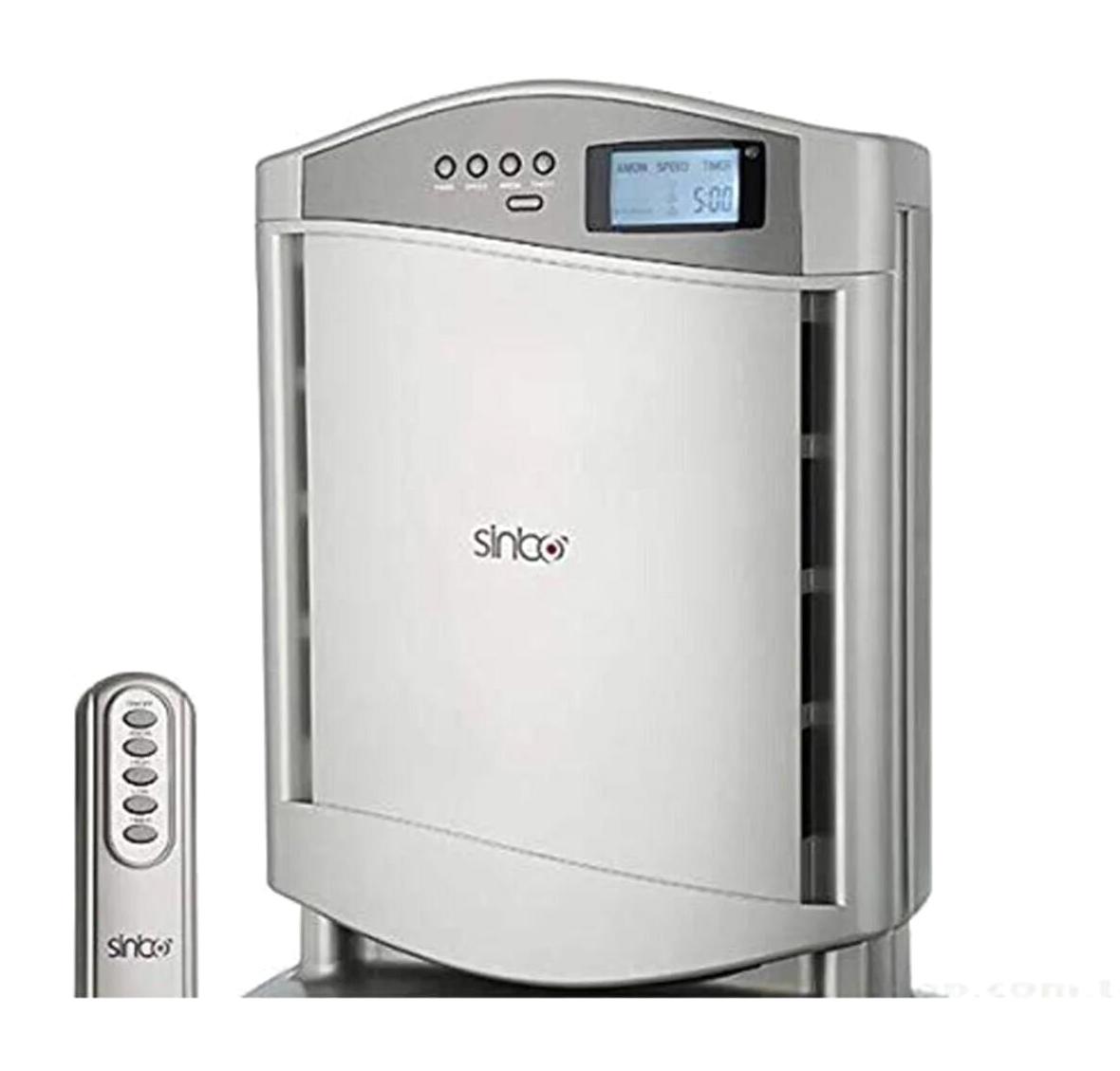 Sinbo Sap-5501 30 W 26 dB 56 m² Karbon Filtreli İyonizer Ozonsuz Hava Temizleyici Gri
