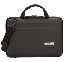 Thule Gauntlet Baskılı Tek Gözlü Polyester 14 inç Laptop Kılıfı Siyah