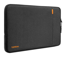 Tomtoc Defender-A13 Baskılı Tek Gözlü Polyester 14 inç Laptop Kılıfı Siyah
