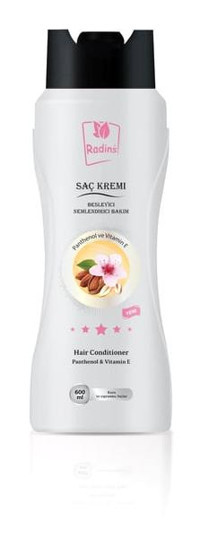 Radins Besleyici Nemlendirici Pantenol Vitamin E Kadın Saç Kremi 600 ml
